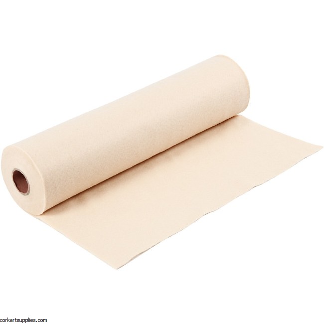 45cm X 5m White Felt Roll by Icon Craft