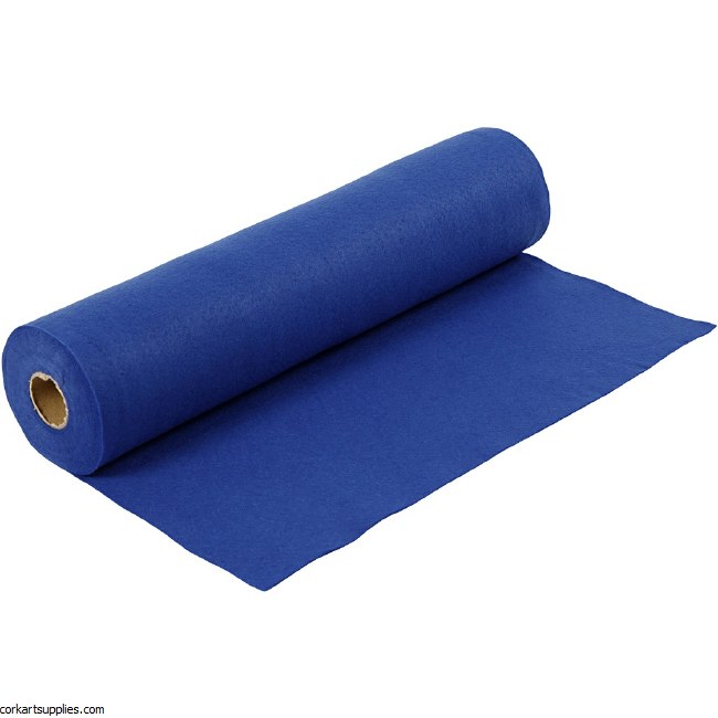 Felt 45cm 1.5mm x 5m Blue