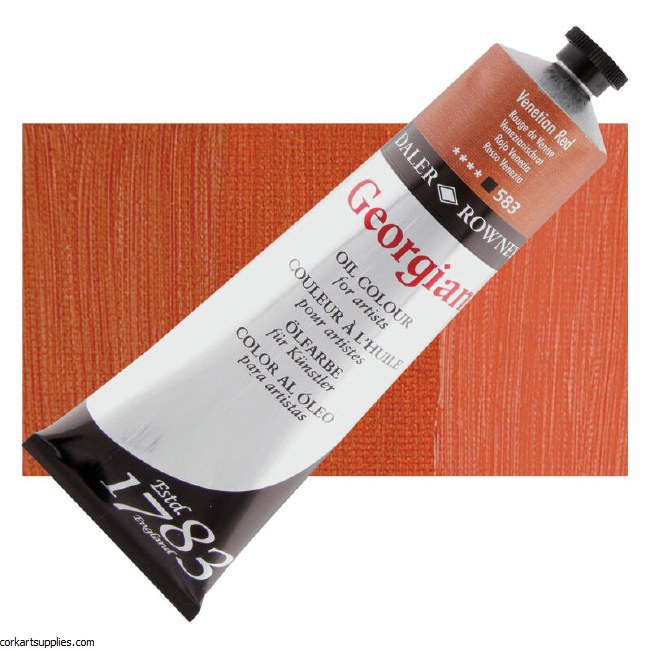 Georgian Oil Colour 225ml Venetian Red