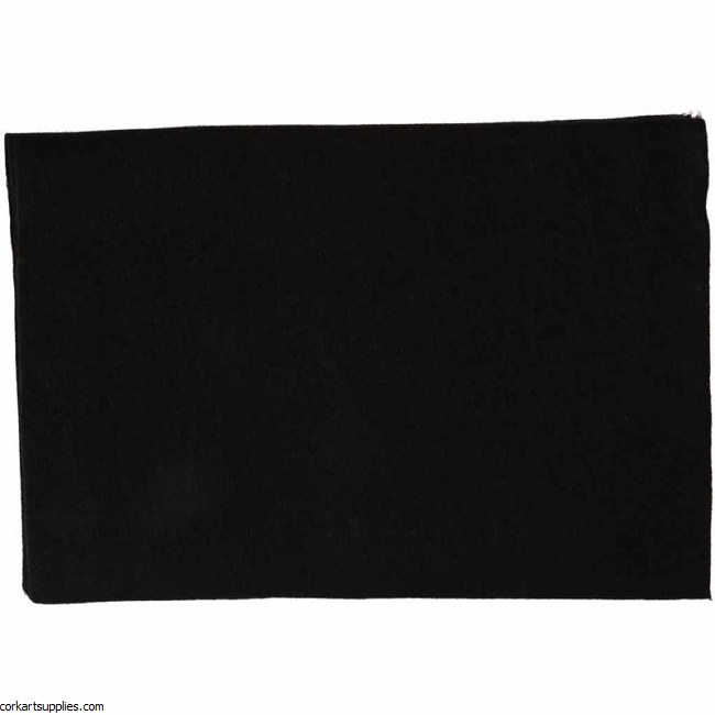 Felt A4 1.5mm Black Single