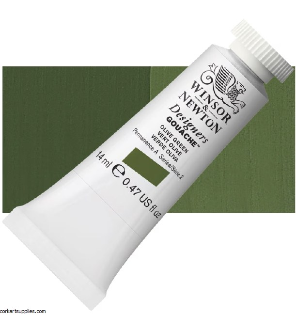 Designer Gouache 14ml Olive Green