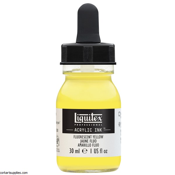 Liquitex Ink 30ml Fluorescent Yellow