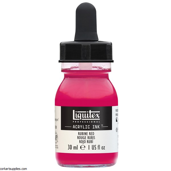 Liquitex Ink 30ml Rubine Red