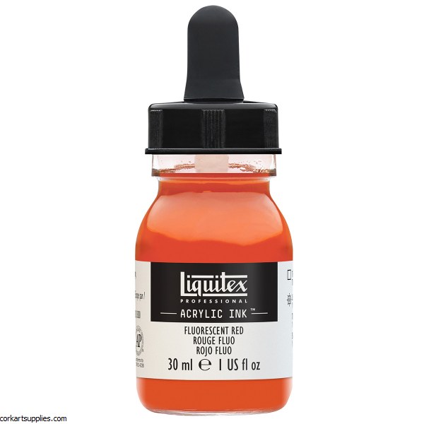 Liquitex Ink 30ml Fluorescent Red