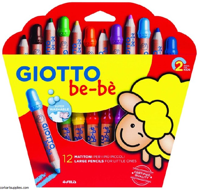 Giotto BEBE Chunky Pencil 12pk Giotto BEBE Chunky Pencil 12pk