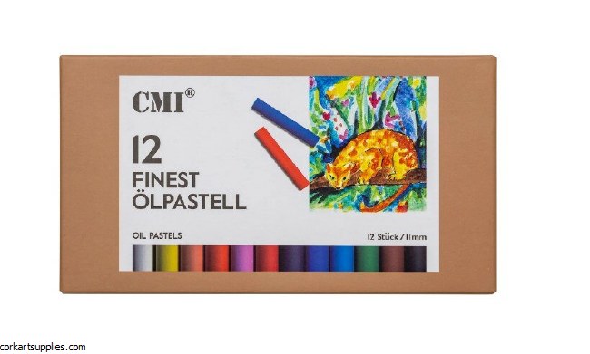 Oil Pastel CMI WaterBased 12pk