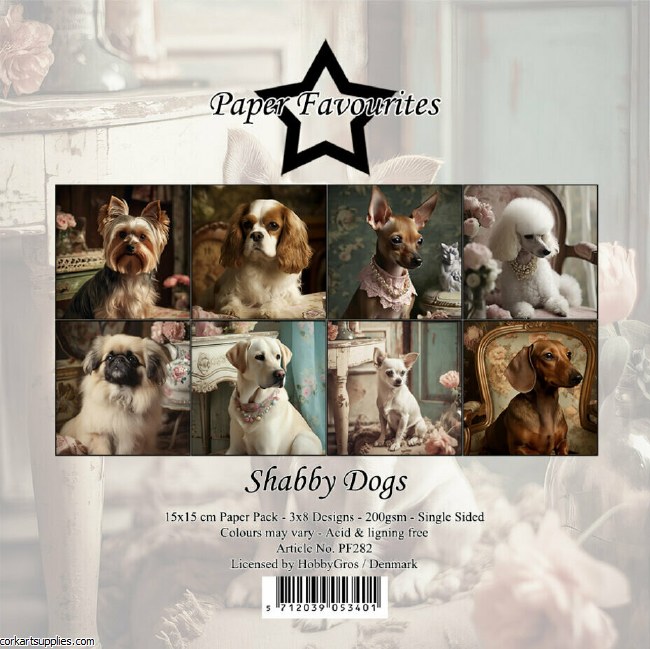 Paper Pk 6x6 Paper Favourites Shabby Dogs