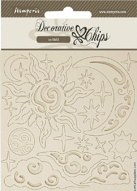 Masquerade Decorative Chips Sun And Moon