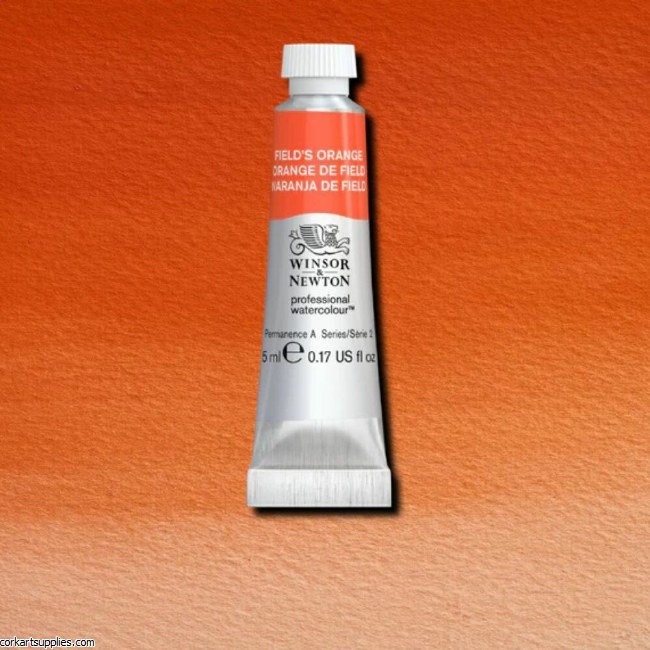 Artists Watercolour 5ml Field's Orange S.2 Artists Watercolour 5ml Field's Orange S.2