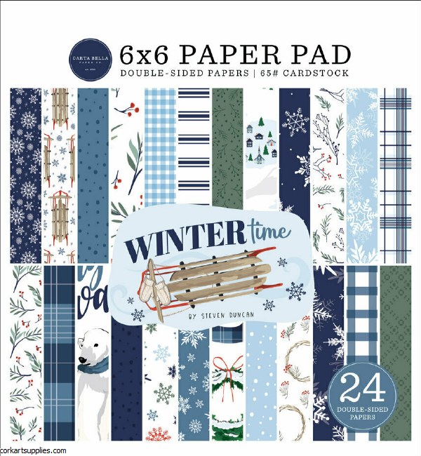 Carta Bella Wintertime 6x6 Inch Paper Pad