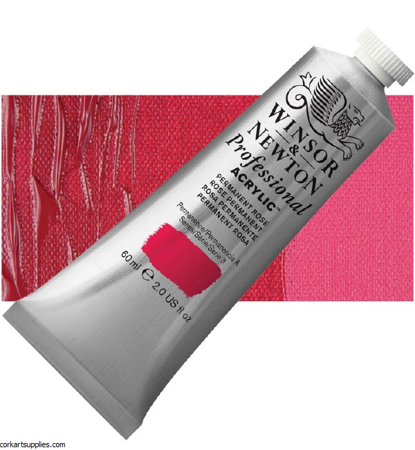 Permanent Rose Quinac 60ml Artists' Acrylic Winsor & Newton