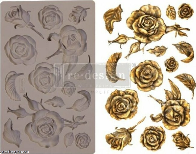 Fragrant Roses 5x8 Inch Mould