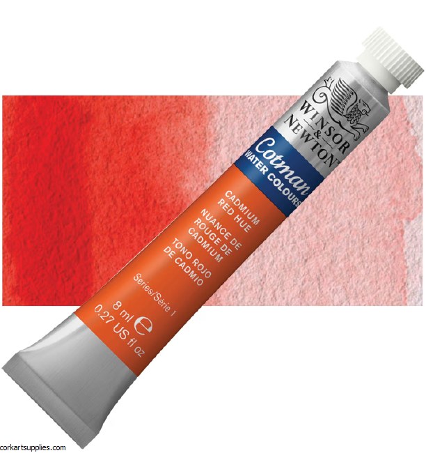 Cotman Watercolour 8ml Cadmium Red (Hue)