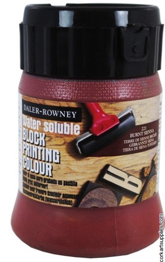 Block Printing Ink 250ml Daler Burnt Sienna Block Printing Ink 250ml Daler Burnt Sienna