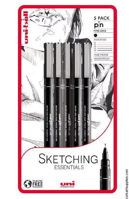 Uniball Fineliner Sketch 5pk