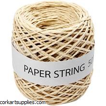 Paper Cord Natural 1mm 50m