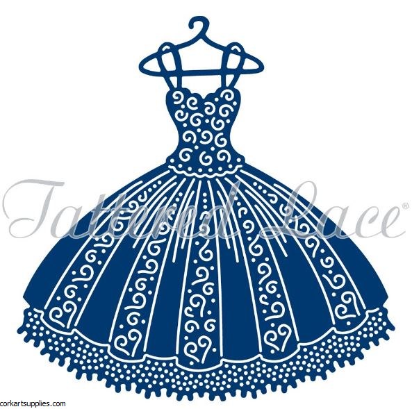 Tattered Die Pleated Dress