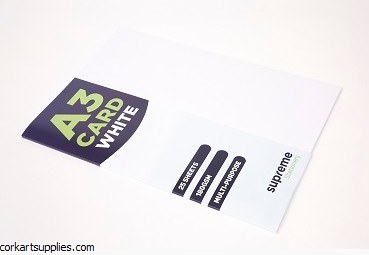 A3 Card 160gm White 20pk