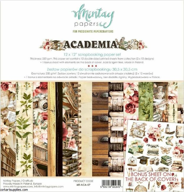 Academia 12x12 Inch Scrapbooki