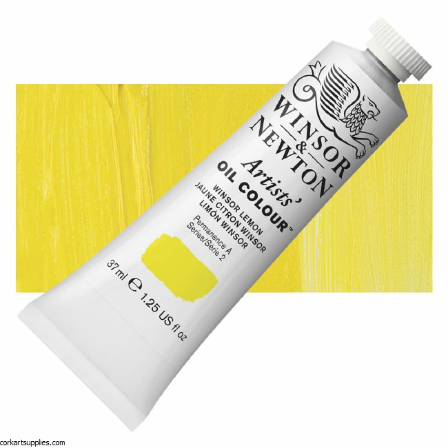 Winsor & Newton Artists Oil 37ml Winsor Lemon S.2