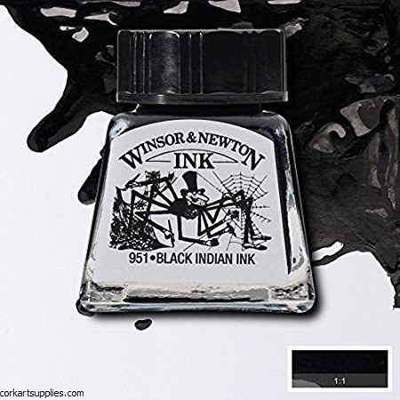 Winsor & Newton Ink 14ml Indian Black