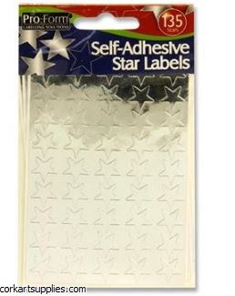 Stars Metallic Slv 13mm 135pk