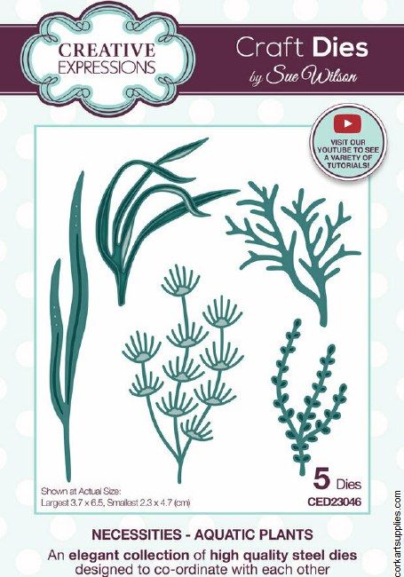 Creative Expressions Sue Wilson Craft Die Necessities Aquatic Plants