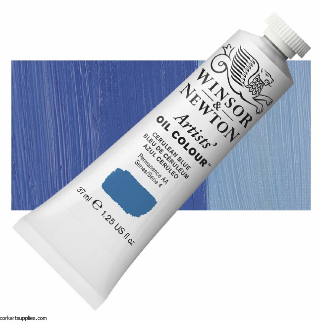 Winsor & Newton Artists Oil 37ml Cerulean Blue S.4