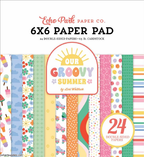 Echo Park Our Groovy Summer 6x6 Inch Paper Pad