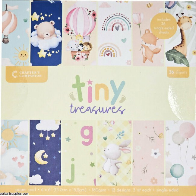 Tiny Treasures Collection 6x6 Inch Paper Pad