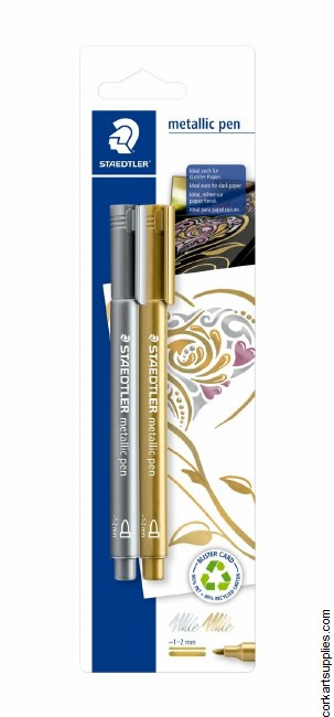 Staedtler Metallic Marker 2pk^