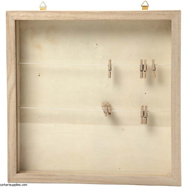 Wooden 3D Frame 9x9