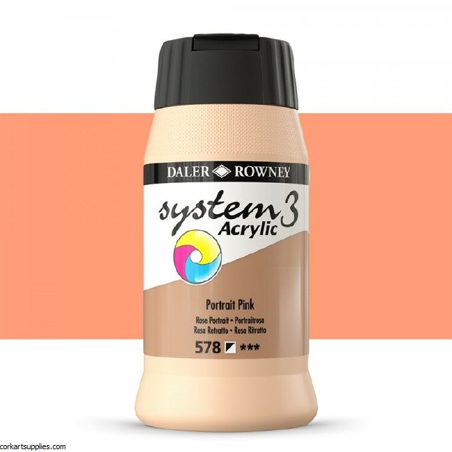 System 3 500ml Peach Pink