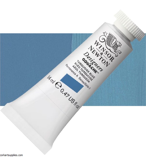 Designer Gouache 14ml Turquoise Blue