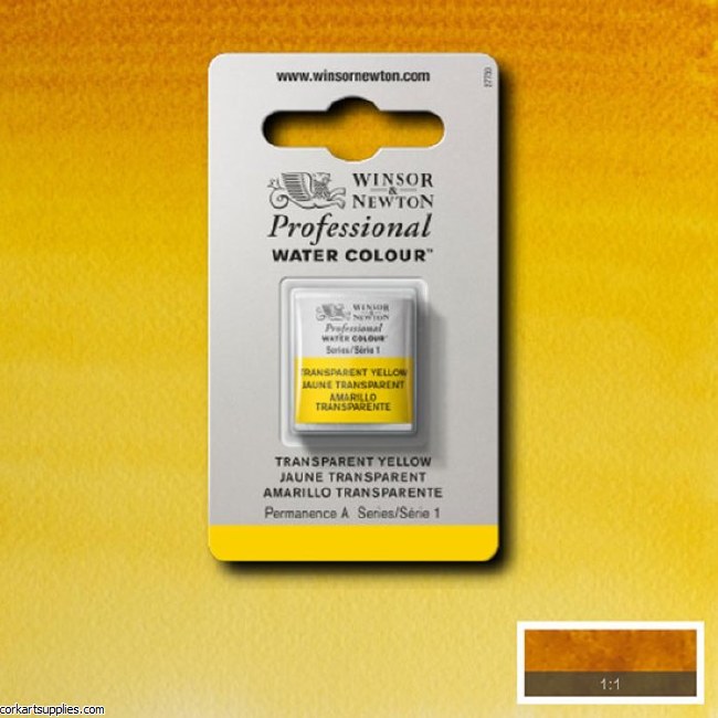 Artists Watercolour Halfpan Transparent Yellow