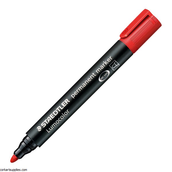 Marker Permanent Bullet Red