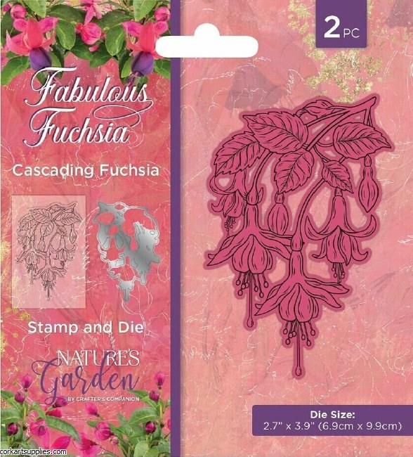 Fabulous Fuchsia Stamp & Die C