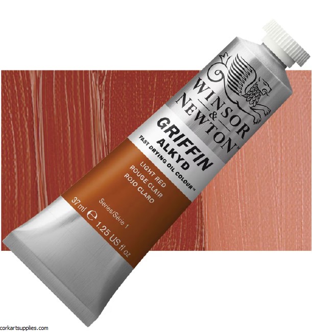 Griffin Alkyd Fast Drying Oil 37ml Light Red