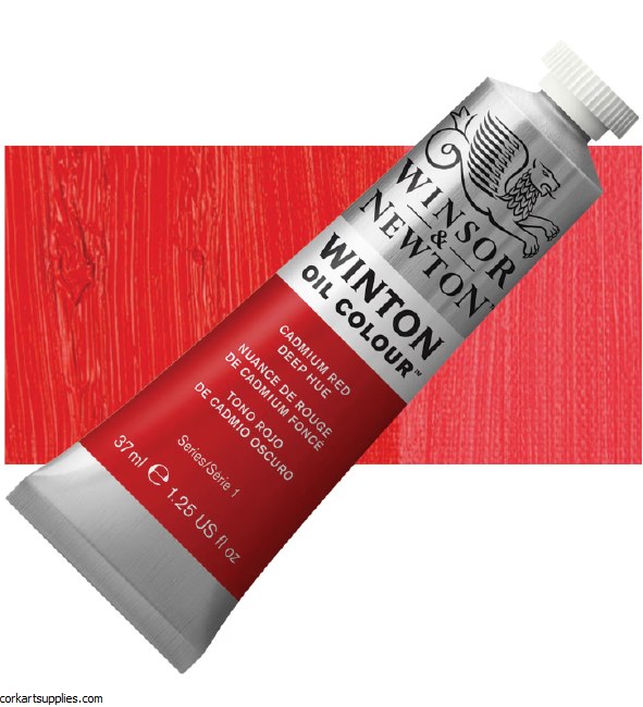 Winton Oil Colour 37ml Cadmium Red Deep (Hue)