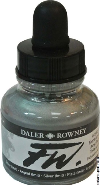 Fw Ink 29.5ml Silver Imit Fw Ink 29.5ml Silver Imit