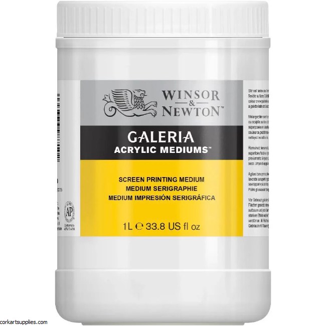 Winsor & Newton Galeria Screen Printing Medium 1 Litre