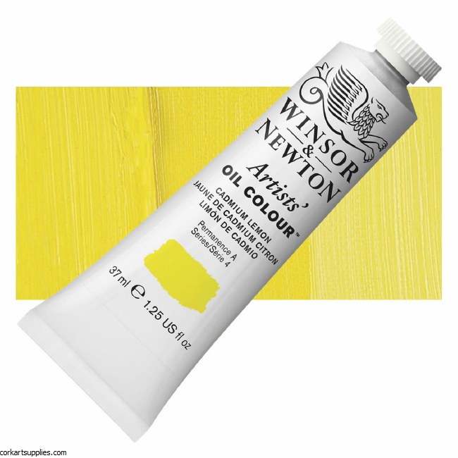 Winsor & Newton Artists Oil 37ml Cadmium Lemon S.4