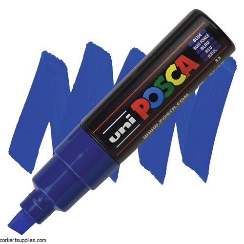 Posca PC-8K Broad 8mm Blue