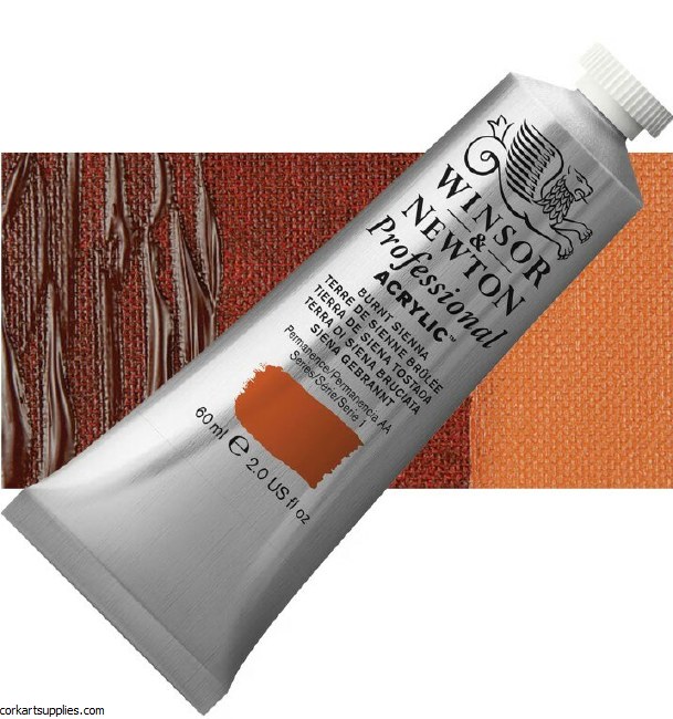 Burnt Sienna 60ml Artists' Acrylic Winsor & Newton