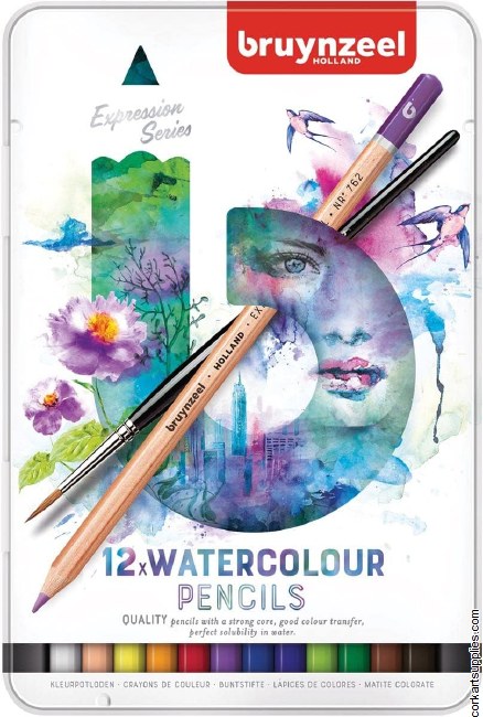 Bruynzeel Water Pencil 12pk^