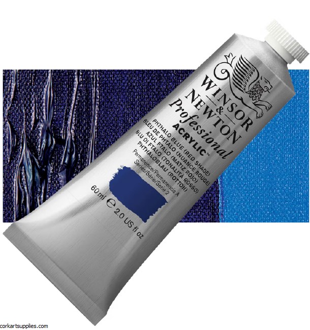 Phthalo Blue Red Shade 60ml Artists' Acrylic Winsor & Newton