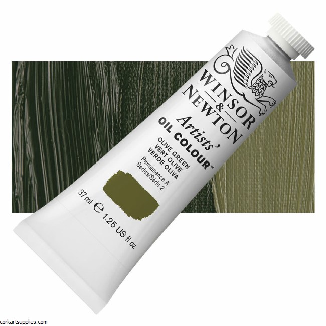 Winsor & Newton Artists Oil 37ml Olive Green S.2