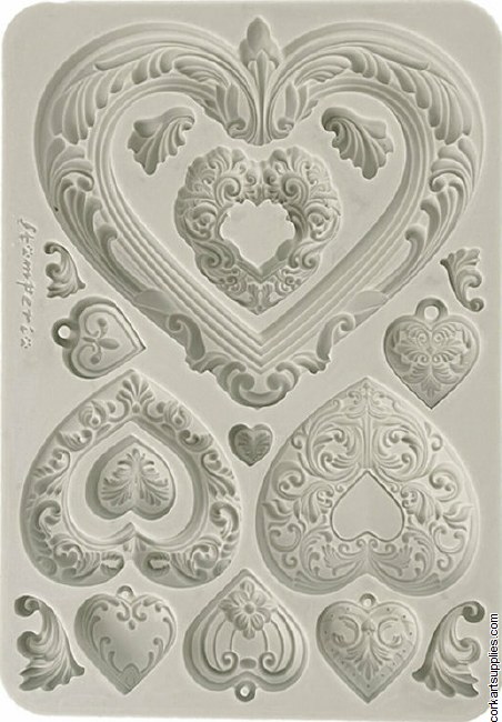 Hearts A5 Silicon Mould