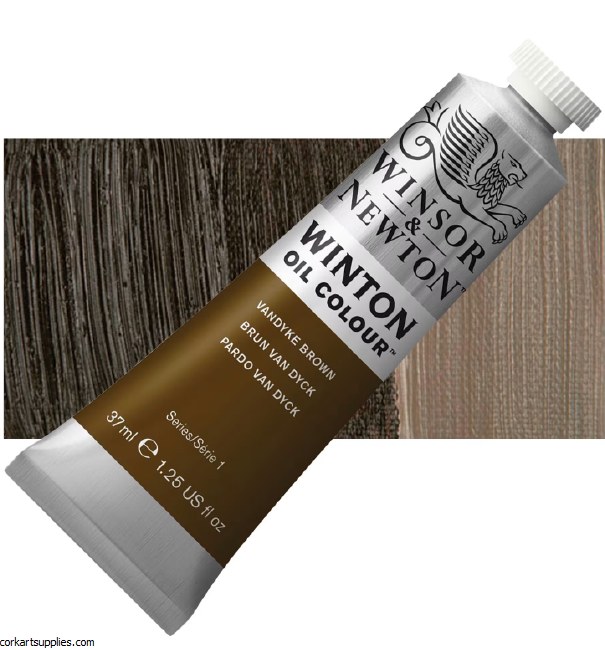 Winton Oil Colour 37ml Vandyke Brown