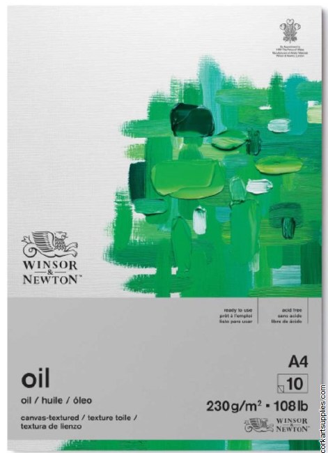 W&N Oil Pad 230g 10sh A4